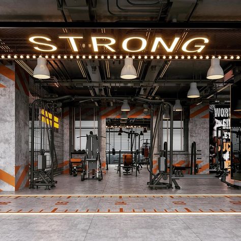 Evento Designs | Gym design Design and build by 𝗘𝘃𝗲𝗻𝘁𝗼 𝗗𝗲𝘀𝗶𝗴𝗻𝘀 @cameleon.fitout ▪️for inquiries contact us • Egypt +2 01000009395 • Dubai +971 50 657 3929 … | Instagram Gym Fitout Interior Design, Gym Ideas Design Commercial, Gym Makeover, Rich Apartment, Gym Interiors, Gym Building, Fitness Design Gym, Gym Branding, Home Design Luxury