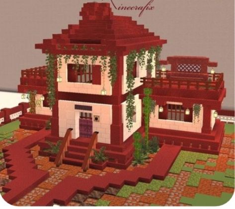 Minecraft Aesthetics, Maine Craft, Minecraft Shops, Mine Mine, Minecraft Inspo, Minecraft Decorations, Minecraft House Designs, Orange House, Minecraft Crafts