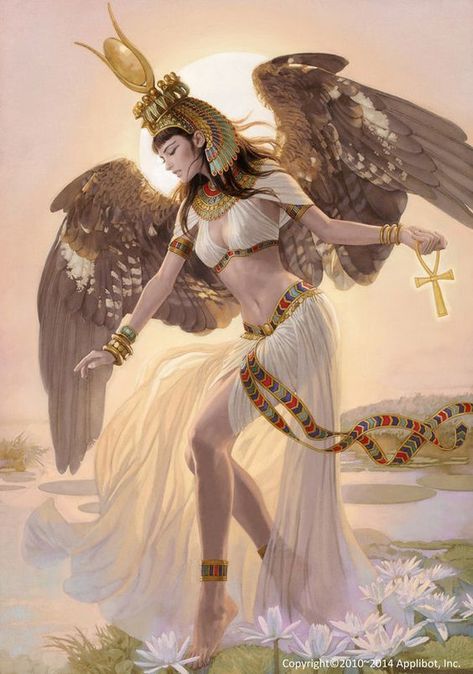 The Goddess Isis | Temple of Athena the Savior Egyptian Goddess Art, Starověký Egypt, Gods Of Egypt, Ancient Egyptian Gods, Egyptian Tattoo, Charcoal Drawings, Egypt Art, Egyptian Mythology, Ancient Egyptian Art