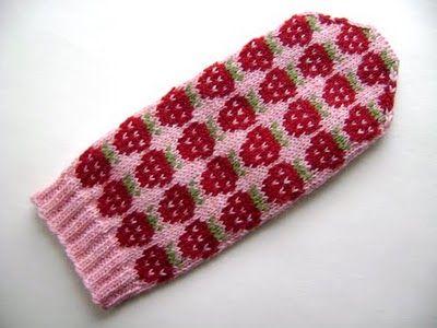 Mitten Pattern, Summer Knitting Patterns, Glove Pattern, Crochet Strawberry, Crochet Knit Hat, Mittens Pattern, Pattern Store, Knit Mittens, Online Pattern