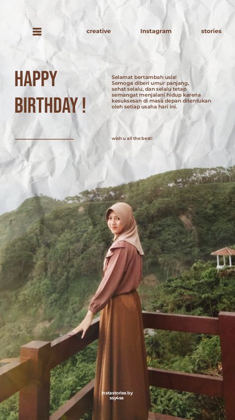 typography, ulang tahun instastory Hbd Typography, Birthday Typography, Instagram Gift, Instagram Story, Typography, Birthday, Quick Saves, Instagram, Design