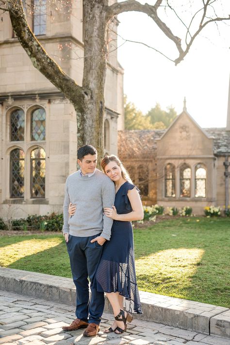 Pittsburgh Engagement Photos, Hartwood Acres, Engagement Outfits Summer, Spring Morning, Engagement Outfit, Engagement Session Outfits, Spring Engagement, Engagement Poses, Engagement Outfits