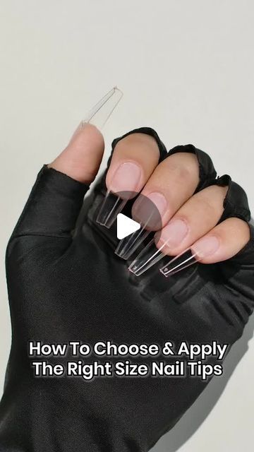 Beetles Gel Polish on Instagram: "💅How to choose the right size nail tips?

#beetlesgelpolish #nailsoftheday #nailsnailsnails #nailtutorial #nailtips #nailhack #diynail" Beetles Gel Nails, Beetles Gel Polish Ideas, Gel X Nails Tutorial, Beetles Gel Polish, December Nails, Nail Tutorial, Gel Nail Tips, Gel Nail Kit, Uv Nails