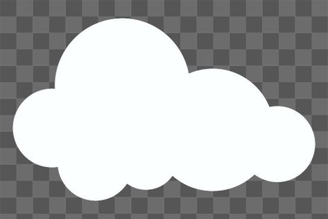 Nubes Aesthetic, Cloud Vector Png, Cloud Silhouette, Clouds Png, Cloud Sticker, Sticker Collage, Flat Drawings, Cloud Stickers, Cricut Images