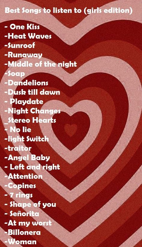 Songs for listening...! If you haven't listened to any of this... You're in a rock. Songs You Need To Listen To, Music To Listen To, Songs To Listen To When, Listening English, One Word Instagram Captions, Song Ideas, Twice Songs, Easy Mandala, Easy Mandala Drawing