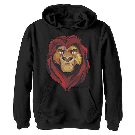 Your little buddy will love showing off in this Disney's Lion King Boys 8-20 Mufasa Geometrics Hoodie. © Disney Your little buddy will love showing off in this Disney's Lion King Boys 8-20 Mufasa Geometrics Hoodie. © Disney Attached hood Long sleeves Kangaroo pocketFABRIC & CARE Cotton, polyester Machine wash Imported Size: Small. Color: Black. Gender: male. Age Group: kids. Material: Polyester|Cotton. Disney Lion King, Boy Tees, Junior Outfits, How To Show Love, Lion King, Boy's Clothing, Fabric Care, Kangaroo, Age Group