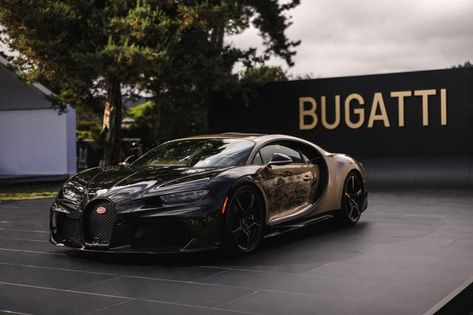 Bugatti’s ‘Golden Era’ Masterpiece: A Testament To Bespoke Brilliance Bugatti Chiron Super Sport, Detroit Area, Automotive Engineering, 100 Km, Bugatti Chiron, Car Exterior, Shades Of Gold, Blue Books, Super Sport