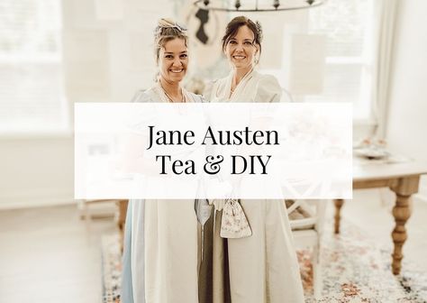 How to Create a Jane Austen Tea and DIY Party Jane Austen Party Decorations, Jane Austen Party Ideas, Jane Austen Party, Rotisserie Chicken Salad, Regency Gown, Jane Austin, Book Safe, Book Party, Ebook Cover