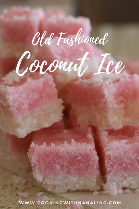 Dessicated Coconut Recipe, Milk Candy Recipe, Coconut Ice Recipe, Marshmallow Ideas, Ice Recipe, Easy Candy Recipes, Milk Candy, Ice Candy, Coconut Candy