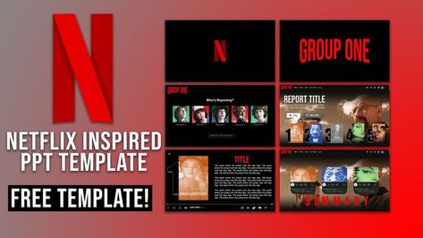 How to Make NETFLIX INSPIRED POWERPOINT Design Template | FREE TEMPLATE - YouTube | Powerpoint design templates, Powerpoint design, Powerpoint slide designs Netflix Powerpoint Template Free, Netflix Inspired Ppt Template, Netflix Ppt Template, Netflix Powerpoint Template, Shifting Template, Free Powerpoint Templates Download, Kindergarten Word Families, Stephen Lawrence, Template Youtube