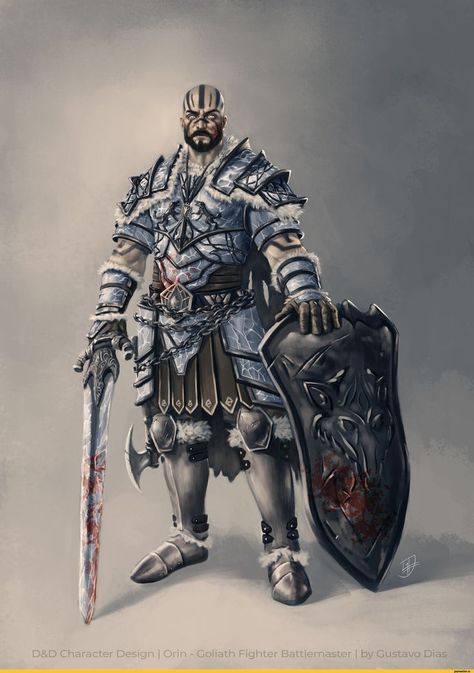 Goliath Paladin Male, Goliath Dnd, Elder Scrolls Art, Pathfinder Character, Fantasy Races, Dungeons And Dragons Characters, Dnd Art, D&d Dungeons And Dragons, Dungeons And Dragons Homebrew