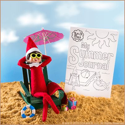 How sweet, it's summer! Check out these 4 ideas for summer fun for your kids, including a downloadable summer journal to keep track of all your family's adventures! | Summer Fun | Summer Activities for Kids | Things to do this Summer | Summer Journal for Kids | Summer Printables | Summer DIY | Elf on the Shelf Ideas Diy Elf On The Shelf, Diy Elf, Elf Crafts, Elf Shelf, Summer Journal, Printable Games For Kids, Kids Things To Do, Summer Printables, The Elf On The Shelf