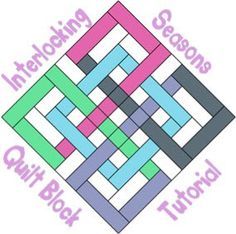 Tutorial: Interlocking Seasons quilt block · Quilting | CraftGossip.com Celtic Quilt, Quilt Baby, Quilt Block Tutorial, Sampler Quilt, Quilt Block Pattern, Block Patterns, Quilting Techniques, Scrappy Quilts, Block Pattern