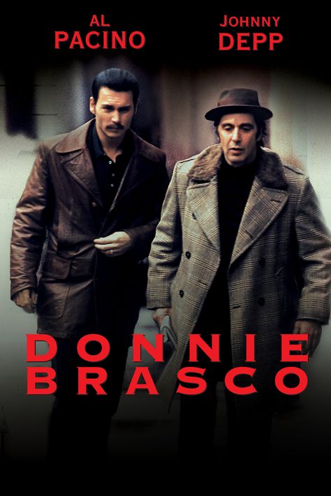 Donnie Brasco Movie, Donnie Brasco, Anne Heche, Gangster Movies, Amazing Movies, Johnny Depp Movies, Blue Cow, Best Movie Posters, Movie Covers