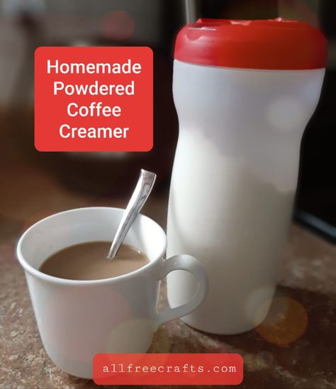 Homemade Powdered Coffee Creamer, Powdered Coffee Creamer Recipe, Powdered Coffee Creamer, Coffee Creamer Bottles, Diy Coffee Creamer, Creamer Bottles, Powder Coffee Creamer, Flavored Coffee Creamer, Vanilla Coffee Creamer