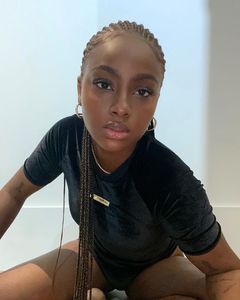 Justine Skye on Twitter: "Come kiss me… " Justine Skye Cornrows, Justine Skye Braids, Black Cornrow Hairstyles, Justine Skye, Braided Cornrow Hairstyles, Jumbo Braids, Cornrow, Cornrow Hairstyles, Black Girls Hairstyles