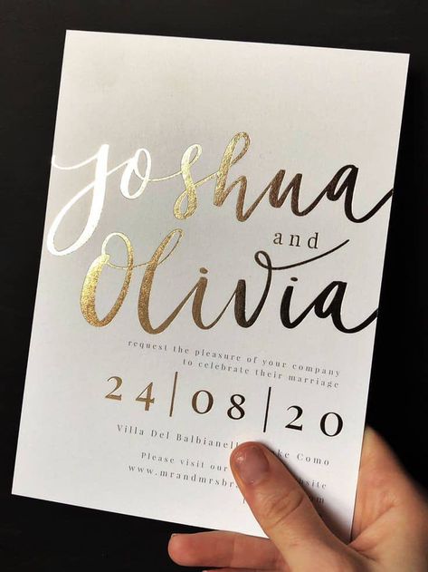 White And Gold Wedding Themes, Formal Black Tie Wedding, White And Gold Wedding, Gold Wedding Theme, Gold Calligraphy, Gold Foil Wedding, White Wedding Invitations, Date Invitation, Wedding Invitation Card Design