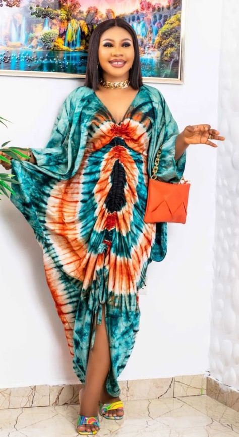 Bubu Gown Styles Silk Adire, Adire Silk Gown Styles For Ladies, Silk Adire Boubou Styles For Women, Kampala Boubou Styles For Women, Adire Styles For Ladies 2 Piece, Silk Kampala Styles, Adire Styles For Ladies, Adire Gown Styles, Kampala Gown Styles For Ladies