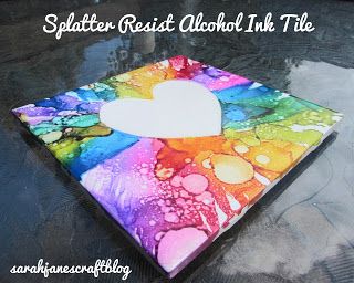 Alcohol Ink Tiles, Glass Etching Projects, Alcohol Ink Glass, Sharpie Crafts, Alcohol Ink Crafts, Ink Crafts, Tile Crafts, Alcohol Ink Painting, Alcohol Ink Art