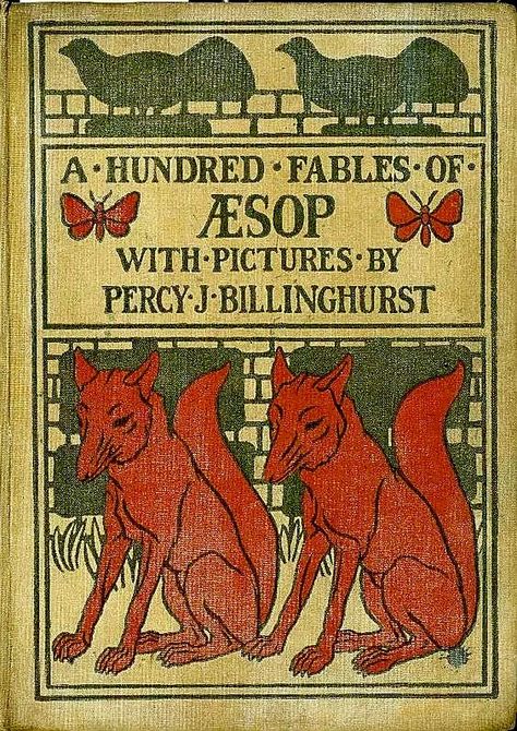 A Hundred Fables Of Aesop D20 Neverafter, Randolph Caldecott, Aesop Fables, Fable Books, Book Cover Art Design, Kenneth Grahame, Books And Art, Aesop's Fables, Book Cover Design Inspiration