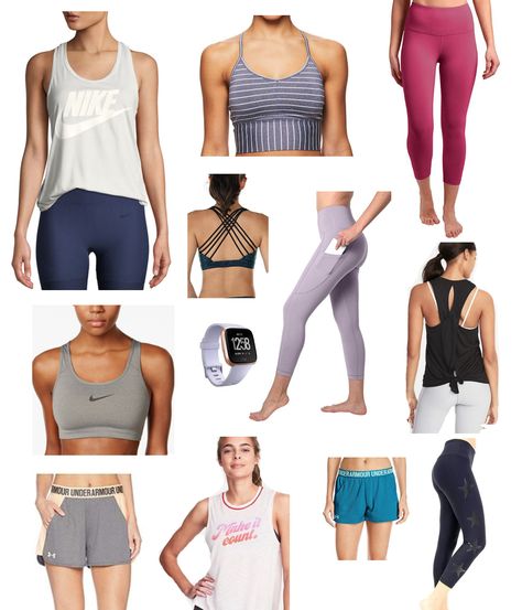 Looking for affordable, budget friendly workout clothes? This post is for you! Affordable Gym Clothes, Affordable Workout Clothes, Exercise Outfits, Gym Clothes Women, Gym Outfits, Strappy Sports Bras, Gym Gear, Workout Outfits, Gym Clothes