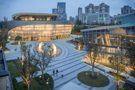 Futuristic School, Rehearsal Studios, School Building Design, Theater Architecture, School Hall, International Dance, University Architecture, Building Aesthetic, Future School