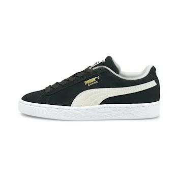 Suede Classic XXI Youth Sneakers, Puma Black-Puma White Black Puma Suede, Puma Suede Classic Xxi, Puma Shop, Suede Trainers, White Puma, Sneakers Puma, Black Puma, Puma Suede, Trainers Black