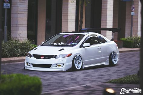 As a writer for StanceNation you are exposed to many different styles of modification on many different platforms. Nearly anything is possible as we try our bes 2006 Honda Civic Si, 2007 Honda Civic Si, Honda Civic Si Coupe, Honda Civic Vtec, 2007 Honda Civic, 2006 Honda Civic, Soichiro Honda, 2008 Honda Civic, Slammed Cars