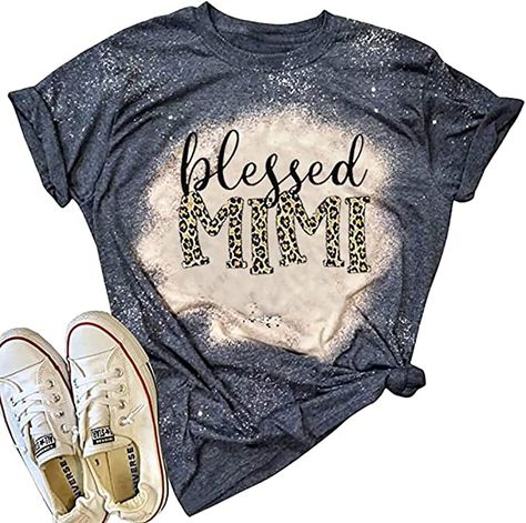 Mimi T Shirt Ideas, Mimi Shirt Ideas, Mimi Grandma, Blessed Mimi, Graphic Shirts Women, Cricut Shirts, Silhouette Ideas, Tops Casual, Shirts Women