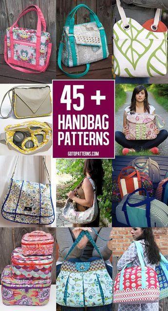 Free Sewing Projects, Tips Menjahit, Diy Sy, Projek Menjahit, Purse Sewing Patterns, Sewing Bags, Sew Ins, Diy Bags Purses, Beginner Sewing Projects Easy