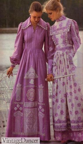 Granny Dress, Vintage Prairie Dress, 1970s Dress, 70s Inspired Fashion, 70s Outfits, Disco Dress, 1970s Dresses, Eclectic Fashion, 70s Dress