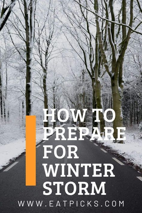 Winter Storm Preparedness guide for you and your family. If a bad snow storm is forecast, use these tips for food, home, car, and things to do! #winterstormprep #firstaid #family #carprep #winter Supplies For Winter Storm, Winter Storm Preparedness At Home, Winter Storm Prep, Winter Storm Preparedness, Winter Preparedness, Storm Preparedness, Cold Christmas, Bad Storms, Travel Prep