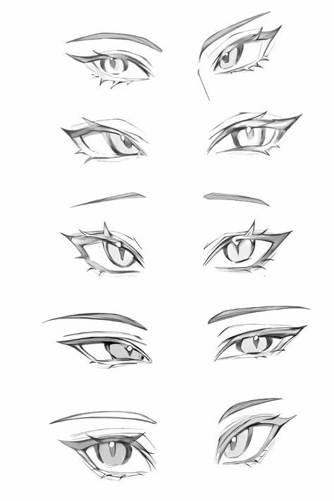 Eye Drawing Ideas Anime, Animation Eyes Drawing, How To Draw Eye Anime, Anime Practice Drawing, Anime Eyes Drawing Step By Step, How To Draw Anime Eyes Step By Step Easy, Siren Eyes Drawing Anime, Anime Eyes Looking Up, Easy Eyes Drawings For Beginners