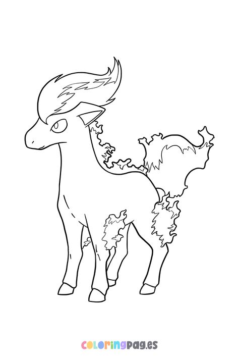 Discover fun and creative ways to engage your kids with our free Ponyta coloring page, perfect for all Pokémon fans! Ponyta Pokemon, Pokemon Sketch, Pokemon Coloring Pages, Rug Ideas, Pokemon Coloring, All Pokemon, Pokemon Fan, Pyrography, Fine Motor Skills