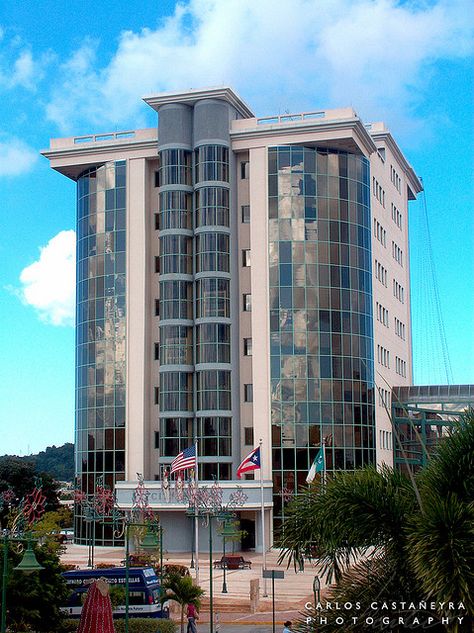 Guaynabo City Puerto Rico City Hall. The municipality of Guaynabo was founded in 1769 by Pedro R. Davila (P.R.), after a struggle for division from the municipality of Bayamón. Previously, the municipality was known as "Buinabo", a name that means in Taíno "Aquí hay otro lugar de agua dulce" or "Here is another place of fresh water." Small Island, City Hall, Cuba, Puerto Rico, Division, Fresh Water, Tourism, Water, Photography