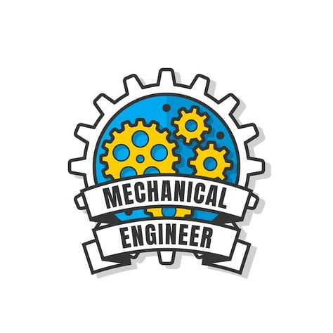 Free vector hand drawn mechanical engine... | Free Vector #Freepik #freevector #repair-logo #personal-logo #mechanic-logo #logo Mechanical Engineering Logo Design, Mechanical Logo, Mechanical Engineering Logo, Logo Engineering, Mechanic Logo, Engineering Logo, Engineer Design, Mechanic Engineering, Nissan Gtr Wallpapers