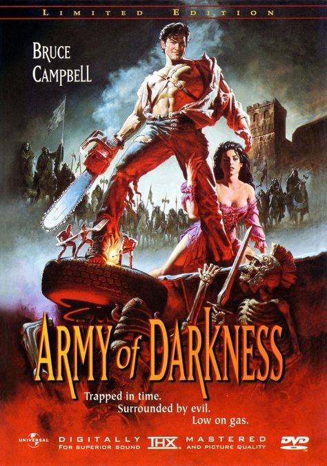 Army Of Darkness_ Embeth Davidtz, Short Film Video, Bridget Fonda, Army Of Darkness, Amazon Movies, Dark Evil, Sam Raimi, Bruce Campbell, Evil Dead