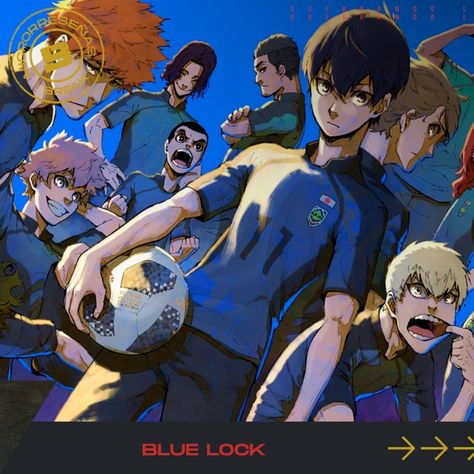 #bluelock hashtag on Instagram • Photos and Videos Blue Lock Anime, Logo Character, Anime Release, Anime Date, Blue Anime, Blue Block, Locked Wallpaper, Manga Covers, Battle Royale