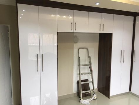 Pg bison supergloss bedroom built in units by north coast board and granite North Coast, Kitchen Cupboards, French Door Refrigerator, French Doors, High Gloss, Cupboard, Refrigerator, Built In, Kitchen Appliances