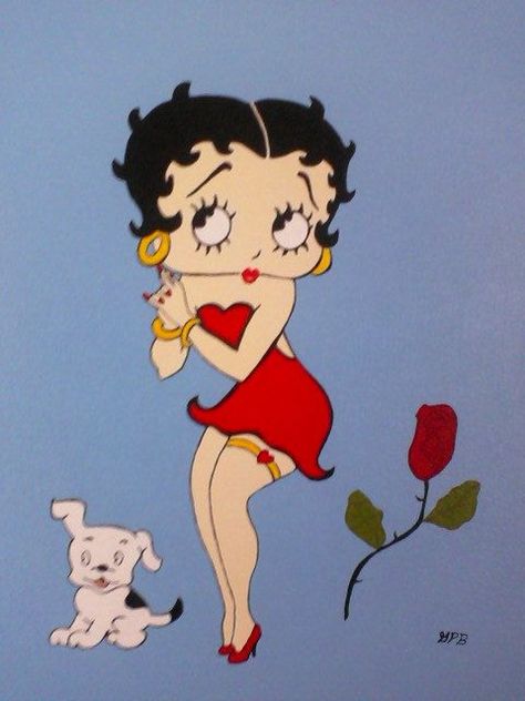 Original betty boop painting 11" by 14" Hand painted. $35.00, via ... Betty Boop Painting, Betty Boop Original, Original Betty Boop, Betty Boop Purses, Betty Boop Classic, Animated Cartoon Characters, Betty Boop Art, Betty Boop Cartoon, Betty Boop Pictures