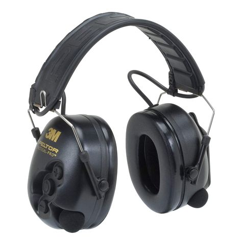 3M Peltor TacticalPro Communications Headset MT15H7F SV, Hearing Protection, Ear Protection, NRR 26 dB Excellent for heavy equipment operators, airport workers, shooting and industrial workers - Hunting Earmuffs - Amazon.com Equipment Operator, Heavy Equipment Operator, Portable Radio, Hearing Protection, Hunting Equipment, Occupational Health And Safety, Ear Protection, Home Safety, Black Case