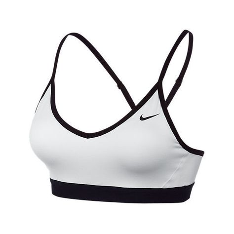 Nike Women's Pro Indy Sports Bra, White ($45) ❤ liked on Polyvore featuring activewear, sports bras, white, nike activewear, racer back sports bra, nike sportswear, v neck sports bra and yoga activewear Nike Pro Bra, Sports Bra Nike, Bra Nike, Black Girls With Tattoos, Cute Nike Outfits, Soccer Outfits, White Sports Bra, Yoga Sports Bra, Yoga Activewear