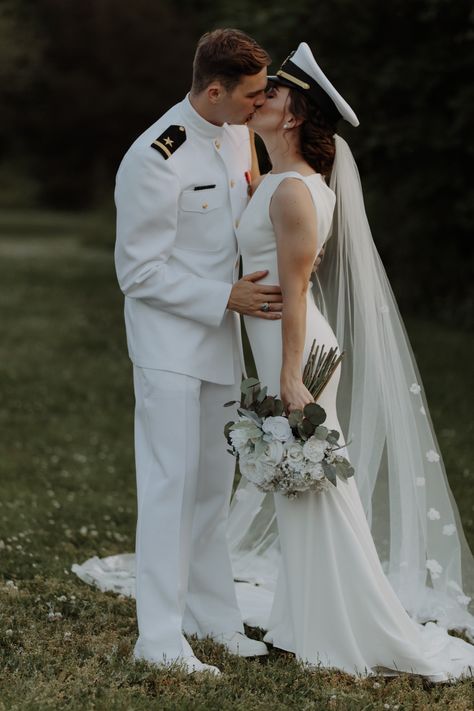 new england wedding photographer summertime Military Wedding Navy, Marine Wedding Ideas, Us Navy Wedding, Navy Military Wedding, Navy Military Weddings, Military Wedding Ideas, Navy Couple, Pilot Aesthetic, Navy Wedding Theme