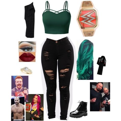 Wrestling Clothes, Wrestling Outfits, Wwe Outfits, 90s Inspired Outfits, 2000s Clothes, Anime Inspired Outfits, Sephora Collection, Swaggy Outfits, Inspired Outfits