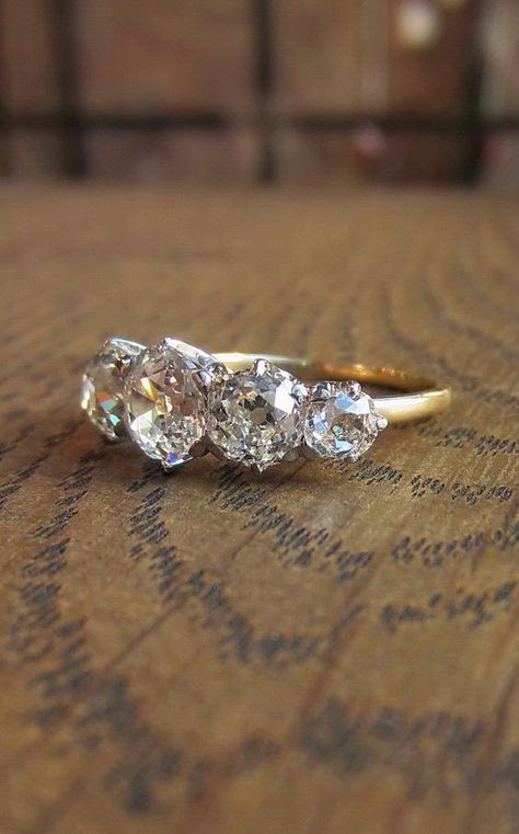 Five Stone Engagement Ring, Antique Engagement Ring, Antique Diamond Rings, Stone Engagement Ring, Antique Engagement, Antique Engagement Rings, Stone Engagement Rings, Stone Engagement, Antique Diamond