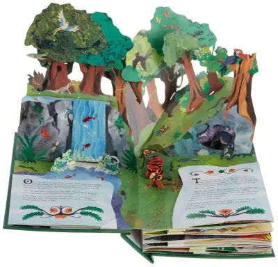 19 Pop-Up Books Adults Won’t Want To Share With Their Kids Diy Pop Up Book, Arte Pop Up, Libros Pop-up, Paper Engineering, Pop Up Art, Magical Book, The Jungle Book, Pop Ups, Up Book