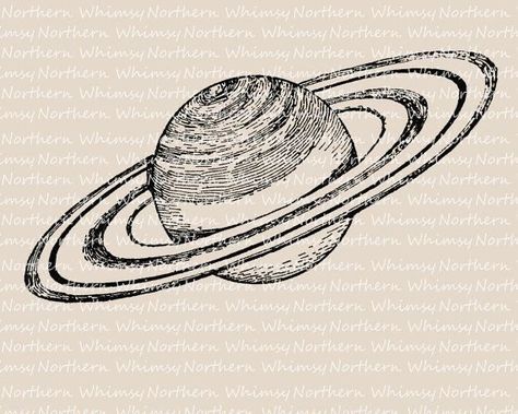 Saturn Art, Planet Illustration, Saturn Tattoo, Planet Drawing, Planet Saturn, Planet Tattoos, Nebulas, Doodle Tattoo, Planets Art