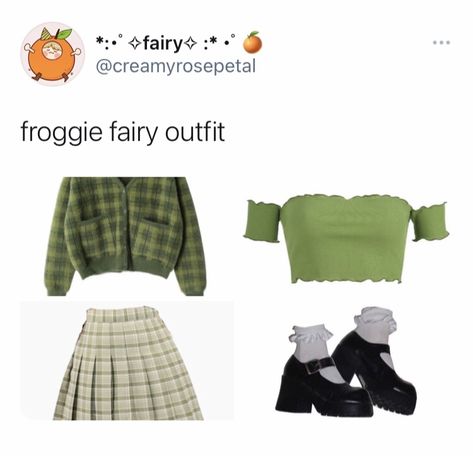 Goblincore Guide, Cottagecore Lookbook, Frog Outfits, Frog Outfit, Frog Fairy, Funky Fits, Frog Aesthetic, Aesthetic Frog, Adventure Core