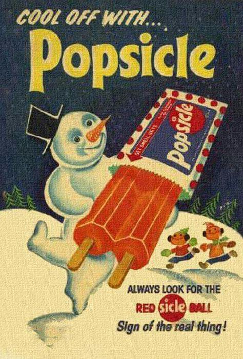 💜 Popsicle Ice Cream, Bar In Casa, Old Advertisements, Retro Advertising, Retro Ads, Halloween Vintage, Vintage Memory, Arte Inspo, Photo Vintage