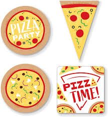 Pizza Party Decorations, Paper Cut Outs, Diy Party Supplies, Birthday Party Crafts, Pizza Party, Fun Cupcakes, Party Photo Booth, Party Favor Tags, Big Dot Of Happiness